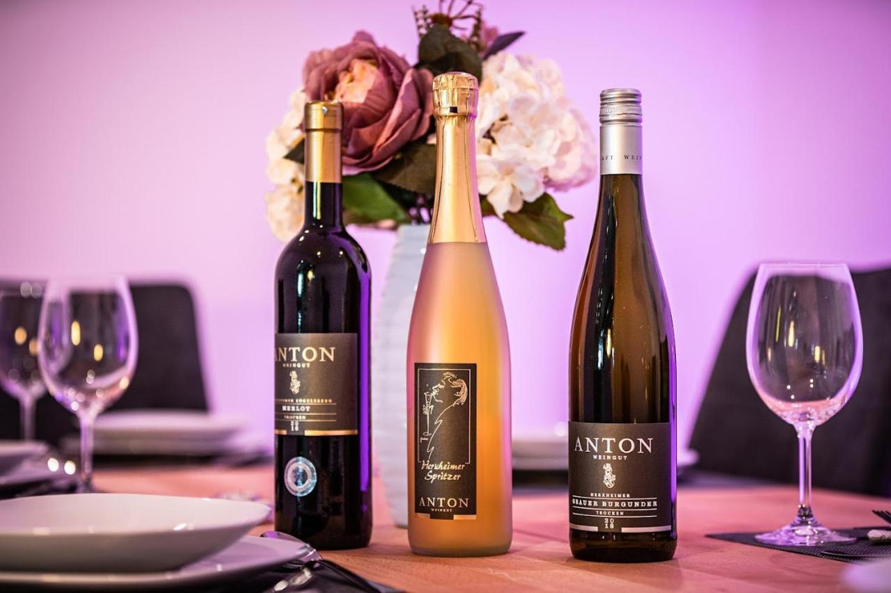 Winetime - Modern - Fuer 6 - Boxspringbetten - Zentral Bellheim Bagian luar foto